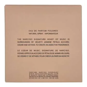 Narciso Rodriguez Narciso Poudree By Narciso Rodriguez for Her Eau De Parfum Spray, 3.0 Ounce, Multi