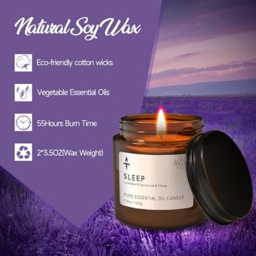 TRINIDa Scented Candles for Stress Relief and Relaxation