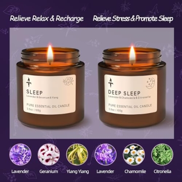 TRINIDa Scented Candles for Stress Relief and Relaxation