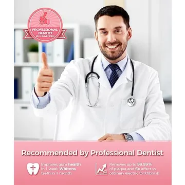 TEETHEORY Sonic Electric Toothbrush with 8 Brush Heads