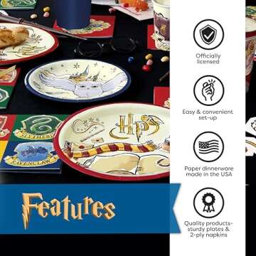 Harry Potter Birthday Decorations Kit for 16 Guests