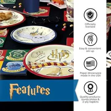 Harry Potter Birthday Decorations Kit for 16 Guests