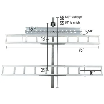 Black Widow Aluminum eBike Carrier - 600 lb Capacity