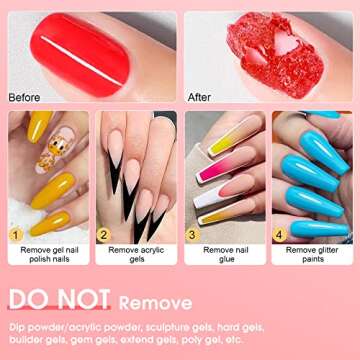 AIBRIT Gel Nail Polish Remover for Quick & Easy Use