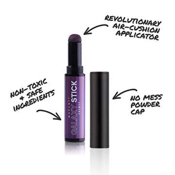 Makartt Galaxy Sticks Chrome Nail Powder Pen Holographic Nail Powder 3 Colors Air Cushion Pen Mirror Effect Nail Art DIY Gel Nail Decoration Nail Kit