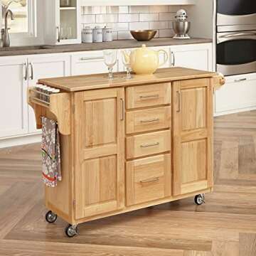Homestyles General Line Mobile Kitchen Cart