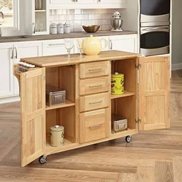 Homestyles General Line Mobile Kitchen Cart