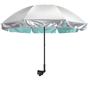 G4Free UPF 50+ Universal Clamp On Umbrella - Ultimate UV Protection for Outdoor Comfort