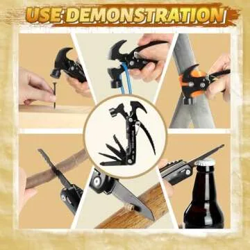 BEMJAH Gifts for Dad - Unique Multitools and Tumbler