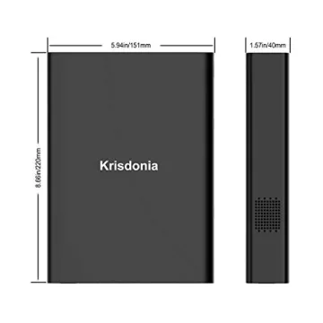 Krisdonia 60000mAh AC Outlet Portable Laptop Charger