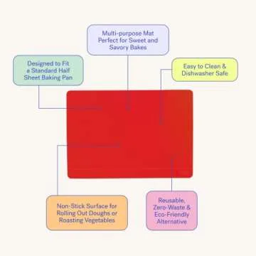 GIR: Get It Right Premium Silicone Baking Mat - Non-Stick, Heat Resistant for Cooking, Baking, and M...