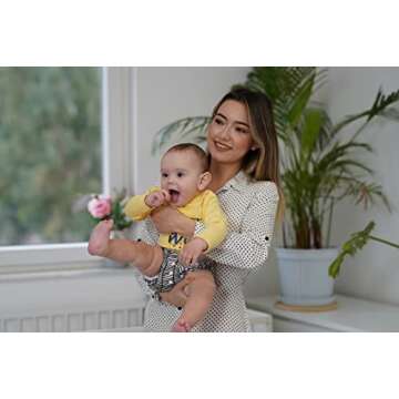 BaeBae Goods Newborn Cloth Diapers – 8 Reusable Cloth Diapers for Babies with 8 Cloth Diaper Inserts – Extra Leg Lining to Avoid Leakage - Waterproof Outside – Adjustable Size for Boys and Girls