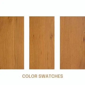 NTC Gem Wooden Bed Frame with Headboard, Solid Oak and Rubber Wood Foundation with Silent Slats and Wood Central Supports, 1000 Lb Capacity, Effortless Assembly, Queen - Rustic Oak