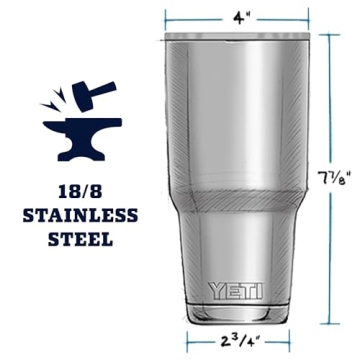 YETI Rambler 30 oz Tumbler with MagSlider Lid