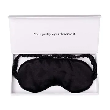 YANSER Luxury Silk Sleep Mask - Light Blocking & Gift Ready