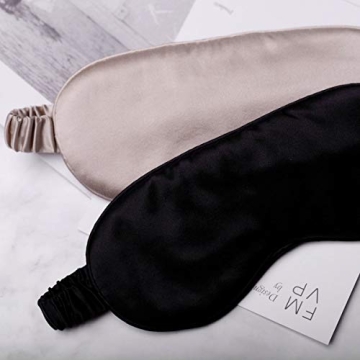 Luxurious Silk Sleep Mask for Better Sleep and Beauty Care