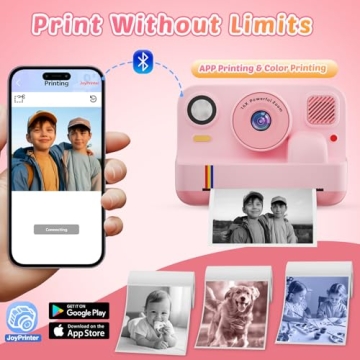 Instant Print Camera for Kids - Fun Photographic Toy