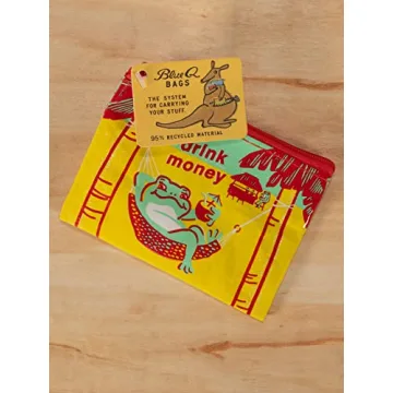 Blue Q Drink Money Bag - Eco-Friendly Coin Purse