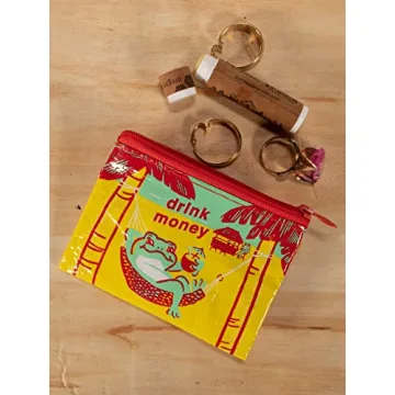 Blue Q Drink Money Bag - Eco-Friendly Coin Purse