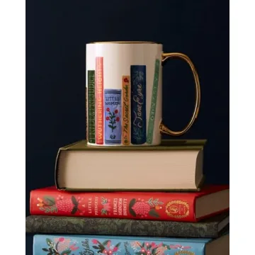 Rifle Paper Co. Book Club Mug for Coffee Lovers Everyday