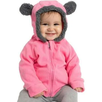 Kids Fleece Sweatshirt Jacket - Cozy Full Zip Hoodie