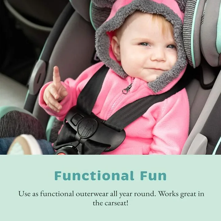 Kids Fleece Sweatshirt Jacket - Cozy Full Zip Hoodie