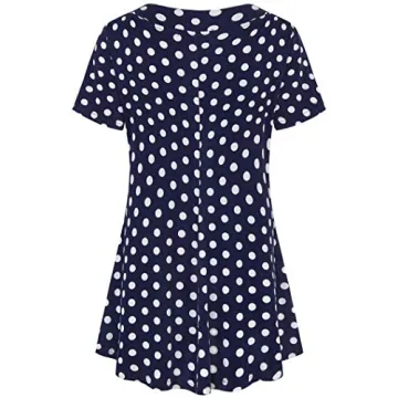 Trendy 2025 Women's Polka Dot Summer Tops - Ninedaily