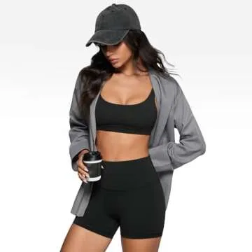 INGIA Women's Low Support Square Scoop Neck Sports Bra