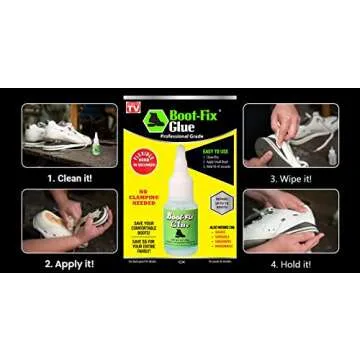 Boot-Fix Shoe Glue: Instant Professional Grade Shoe Repair Glue