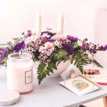 Voluspa Panjore Lychee, Large Candle Jar, 18 oz, 100 Hour Burn Time, Coconut Wax for Clean Burning, Handcrafted in the USA