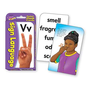 Engaging Sign Language Pocket Flash Cards for All Ages