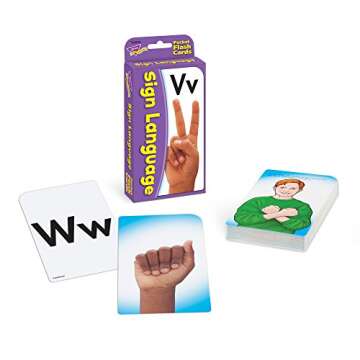 Exciting Sign Language Pocket Flash Cards for Learning