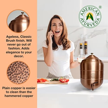 Elegant 5 Gallon Copper Water Dispenser for Healthy Hydration