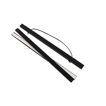 Artmag Magnetic Poster Hanger Frame, 36x24 36x48 36x12 Light Wood Wooden Magnet Canvas Artwork Print Poster Hangers Frames Hanging Kit (Black, 36")