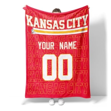 ANTKING Custom Kansas Throw Blanket - Personalized Gifts for All
