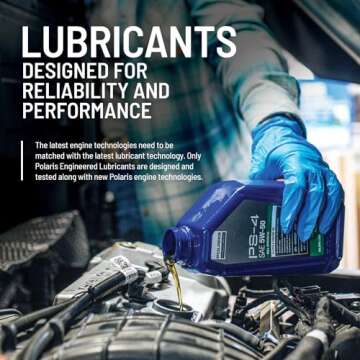 Polaris All-Season Demand Drive Fluid for Front Gearcase and Centralized Clutch, Fits All RANGER, GENERAL, ATV, ACE Models, Fits Specific RZR Models, All-Terrain Formula, 1 Quart, Qty 1-2877922