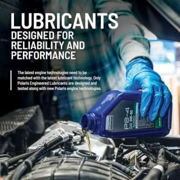 Polaris All-Season Demand Drive Fluid for Front Gearcase and Centralized Clutch, Fits All RANGER, GENERAL, ATV, ACE Models, Fits Specific RZR Models, All-Terrain Formula, 1 Quart, Qty 1-2877922