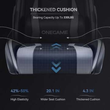 OneGame Adult Gaming Chair for Comfort and Style