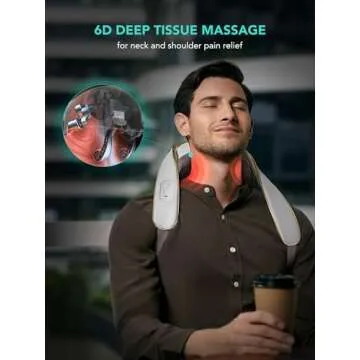 SKG H5 Neck Massager for Deep Tissue Pain Relief