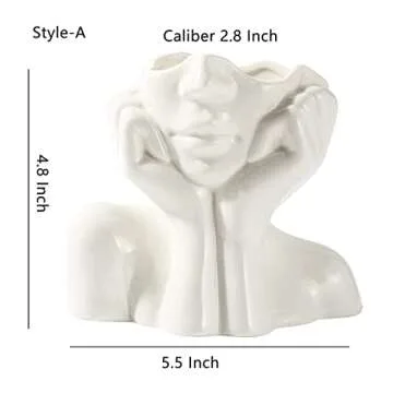 Romehaha Face Vase - Unique Home Decor & Gift Idea