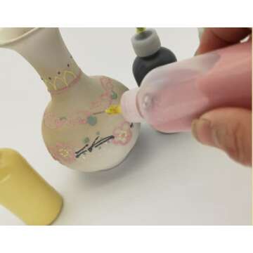 KUYLENT Multi-Purpose Precision Applicator Set with 6pcs 1 Oz Plastic Squeeze Bottles and 20 Tip for Hobby Craft DIY Project