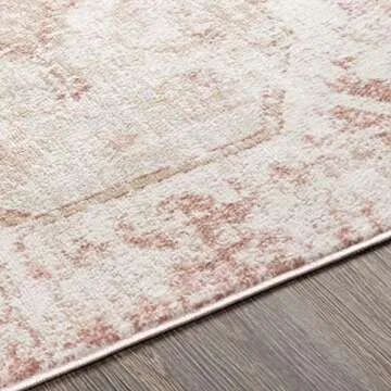 Baflo Traditional Blush Area Rug for Elegant Homes