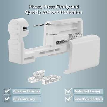 Anzero Ear Piercing Kit - Safe At-Home Solution