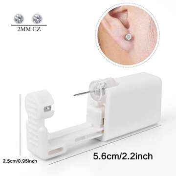 Anzero Ear Piercing Kit - Safe At-Home Solution
