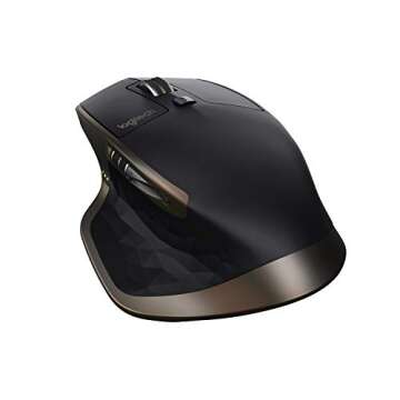 Logitech MX Master Wireless Mouse – High-precision Sensor, Speed-adaptive Scroll Wheel, Thumb Scro...