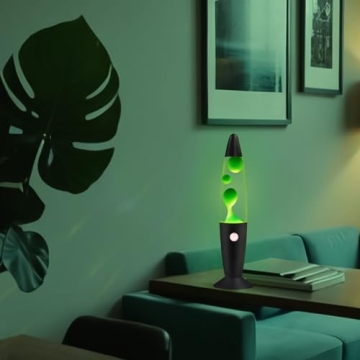 Vibrant Green Magma Liquid Motion Lamp for Home Decor