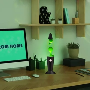Vibrant Green Magma Liquid Motion Lamp for Home Decor