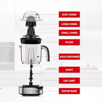 Luukmonde Electric Citrus Juicer with Powerful Motor