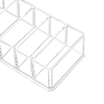 HBlife Makeup Organizer with 8 Clear Compartment Spaces