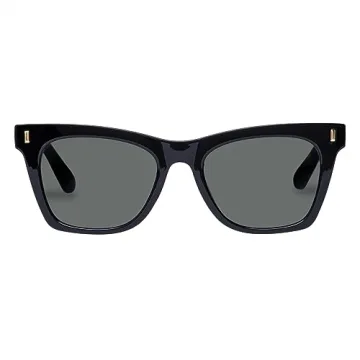 AIRE BELLATRIX Women's Sunglasses Black Cat-Eye Sustainable